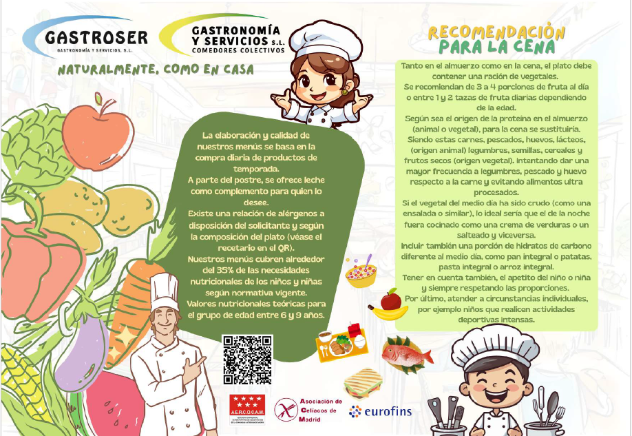 Recomendación para la cena